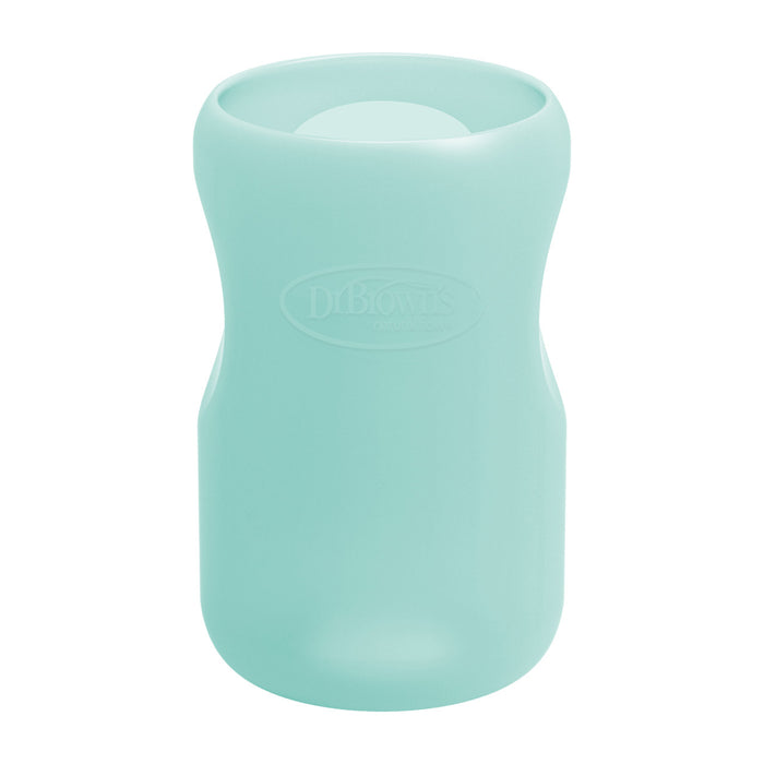 Dr Brown's 270ml Glass Silicone Sleeve Mint