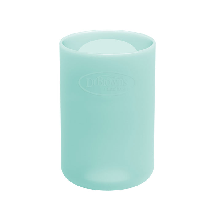 Dr Brown's 120ml Glass Silicone Sleeve Mint - Narrow Neck
