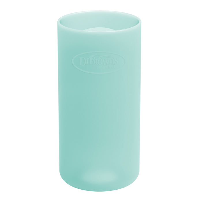 Dr Brown's 250ml Glass Silicone Sleeve Mint - Narrow Neck