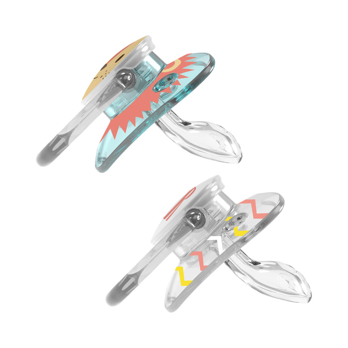 Dr Brown's PreVent Soothers  - Animal Faces, 0-6 Month