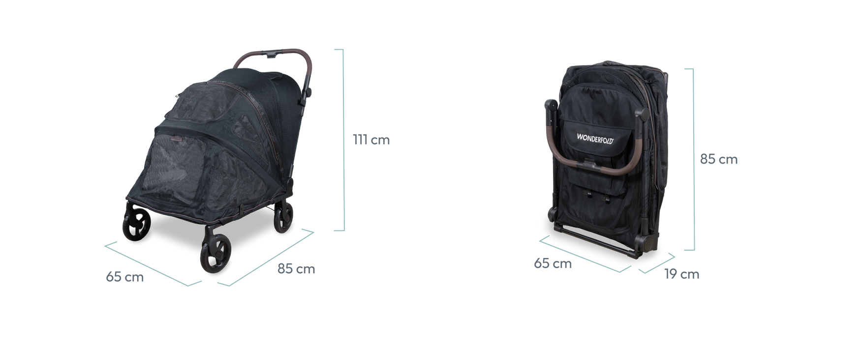 Hudson Pet Stroller - with FlatFold™ Technology