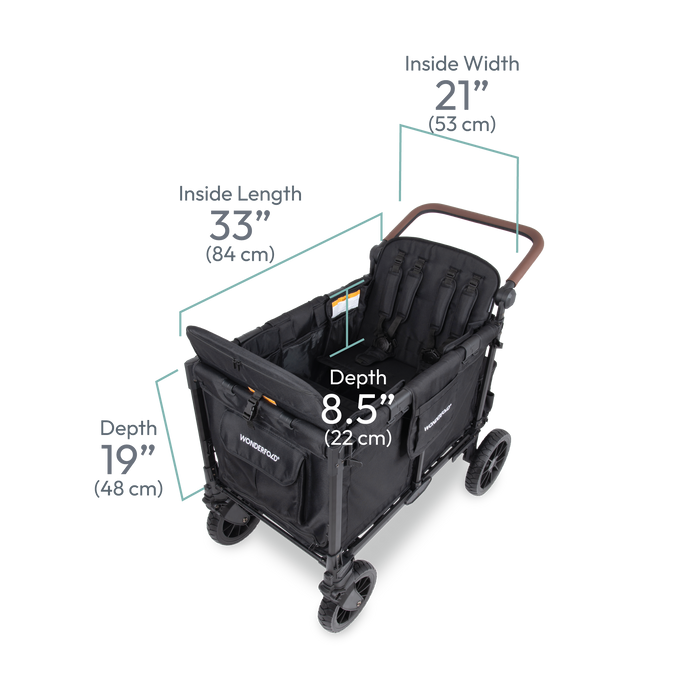 W4 Luxe Pro Quad Stroller Wagon
