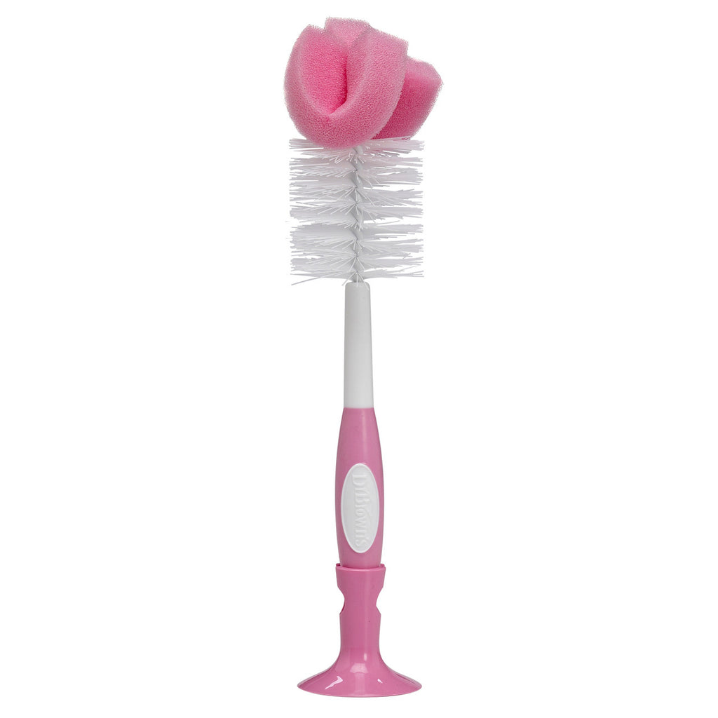 Dr Brown s Natural Flow Bottle and Teat Brush Pink Baby Central