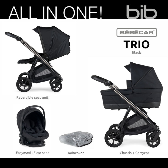 Bébécar BIB - Black Trio Set