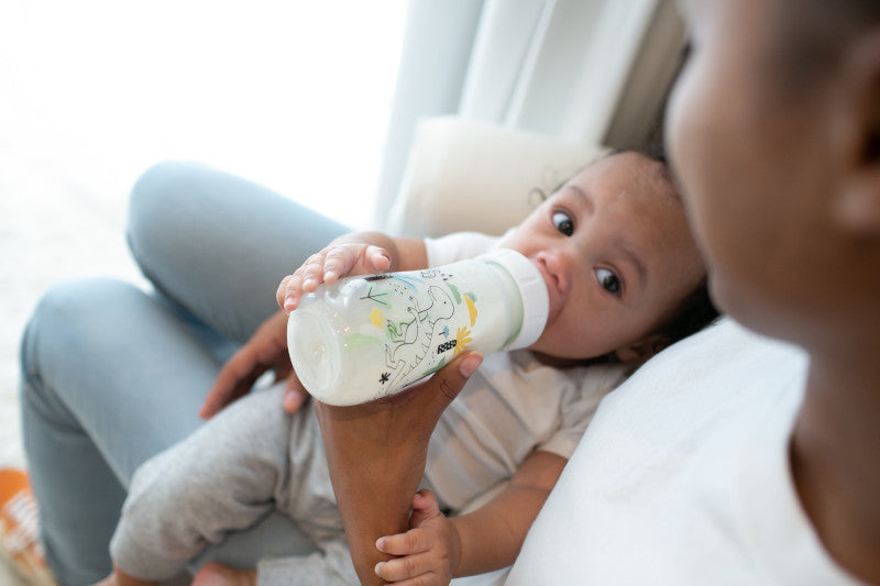 Dr Brown's Anti-Colic Options+ Wide-Neck Baby Bottle, 9oz/270ml, 2-Pack - Designs