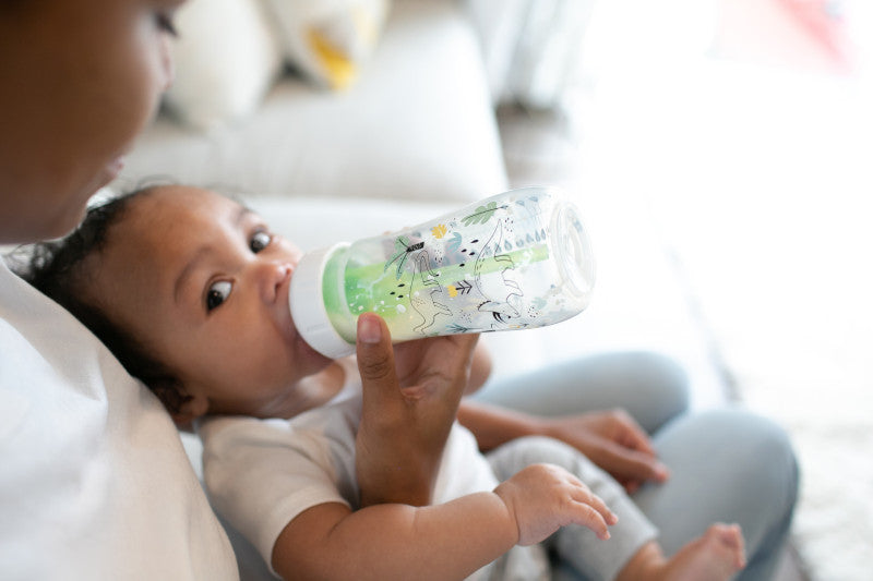 Dr Brown's Anti-Colic Options+ Wide-Neck Baby Bottle, 9oz/270ml, 2-Pack - Designs