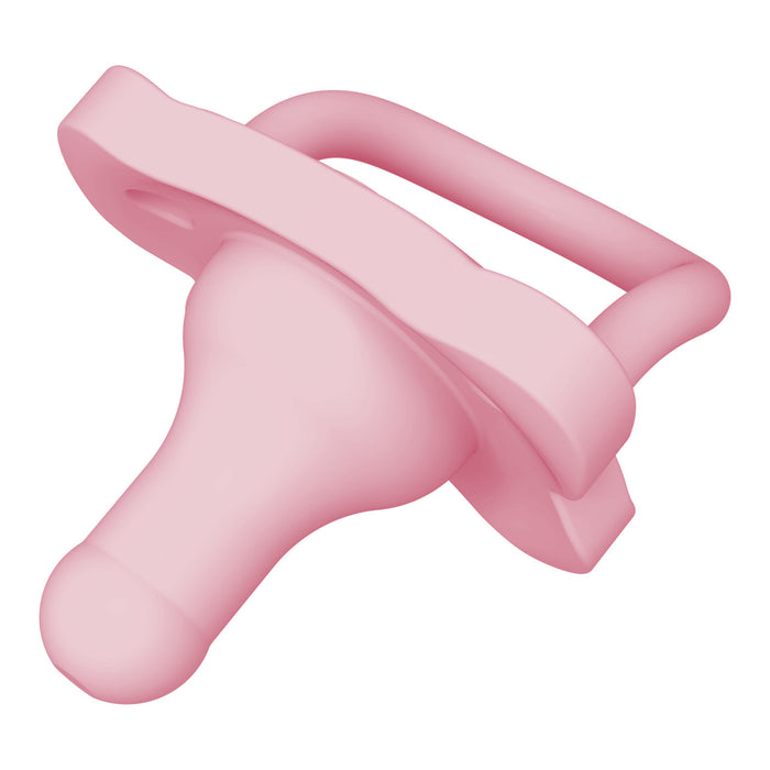 Dr Brown's One Piece Silicone Soother 2 Pack - Pink & Green