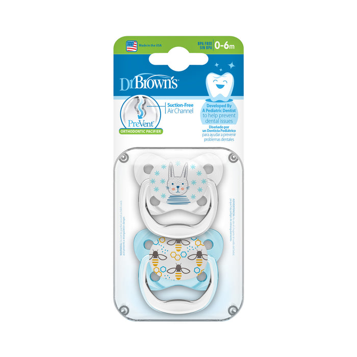 PreVent Butterfly Soothers Blue Bunny / Bee 0-6 Months