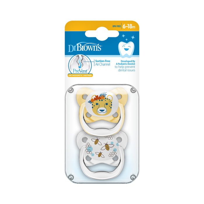 PreVent Butterfly Soothers Yellow Lion / Bee 6-18 Months
