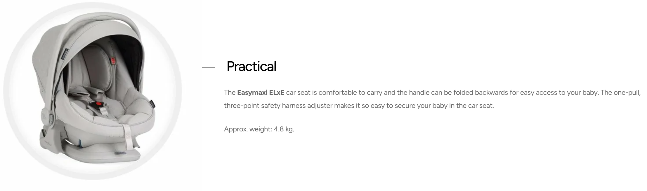 ISIZE ROSE CAR SEAT *car seat only*