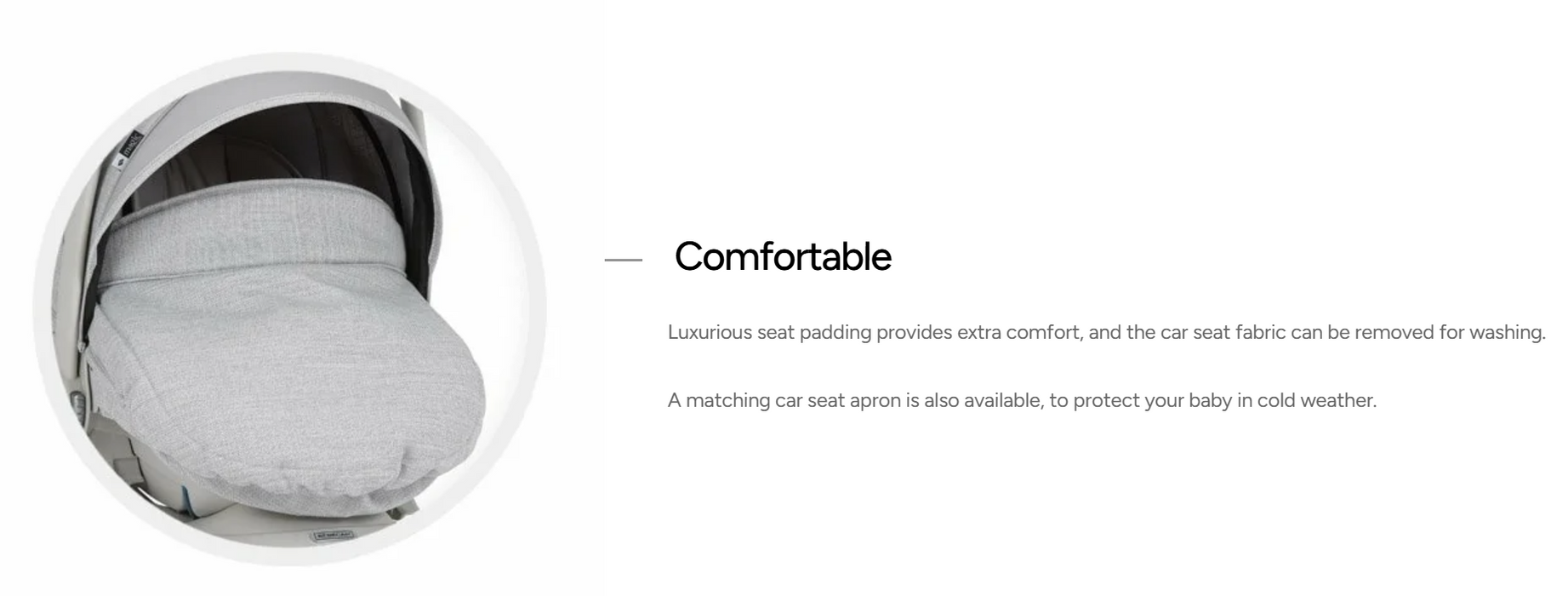 ISIZE ROSE CAR SEAT *car seat only*