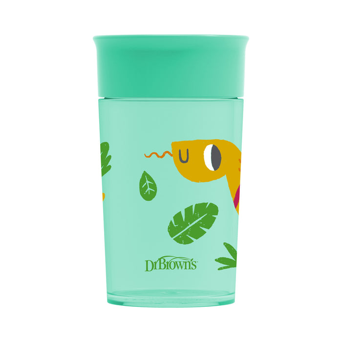 Dr Brown's Milestones Cheers360 Cup, 10oz/300ml,  Green