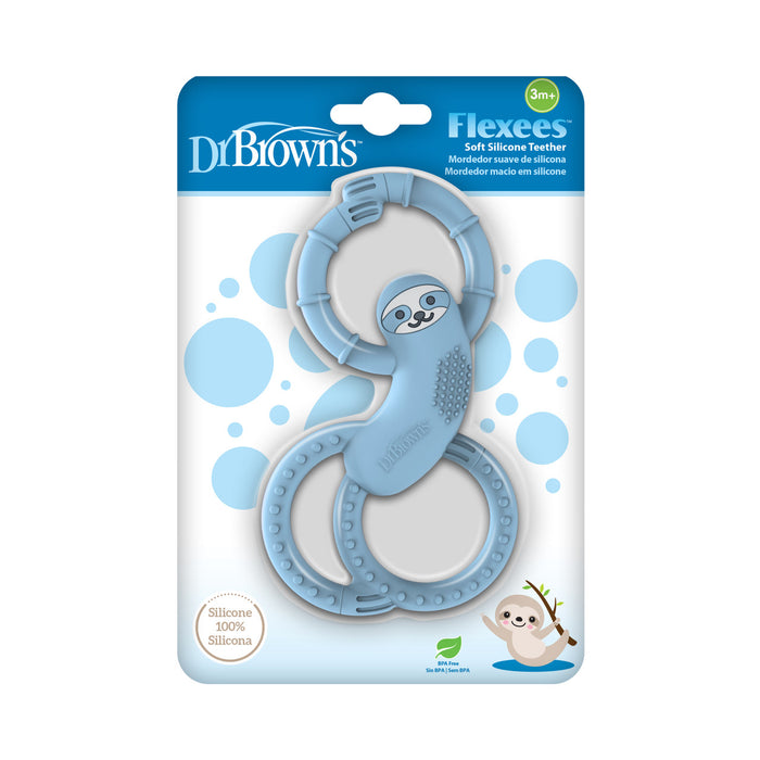 Dr Brown's Flexees Sloth Teether - Blue