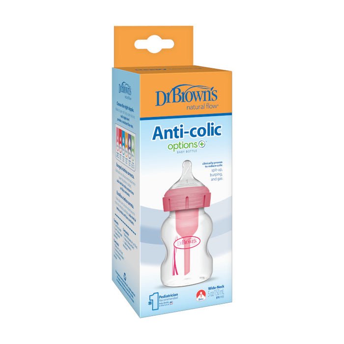 Dr Brown's Options+ 150ml Bottle Pink