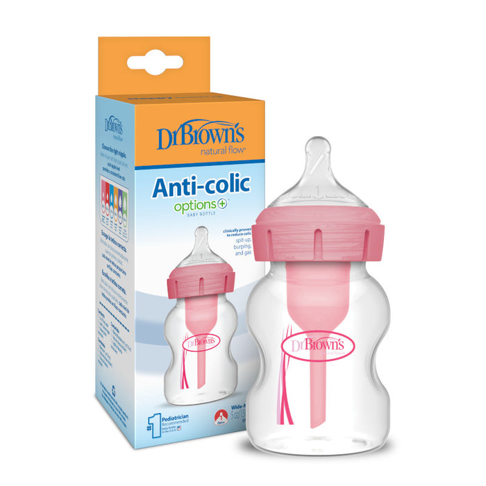 Dr Brown's Options+ 150ml Bottle Pink